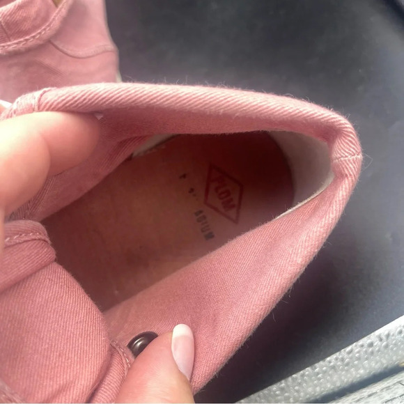 PLDM by Palladium Gaetane Twill Rose Suede Sneaker Size 39/8.5 - Picture 5 of 6